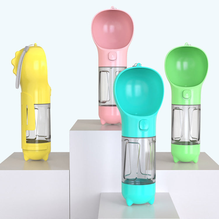 Pet Traveling Water Cup Dog Supplies Travel Outdoor Drinking Fountain Multi-function Toilet Shovel Pet Water Bottle