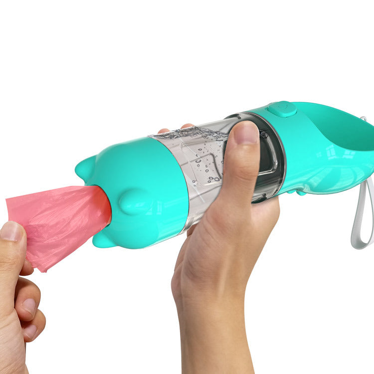 Pet Traveling Water Cup Dog Supplies Travel Outdoor Drinking Fountain Multi-function Toilet Shovel Pet Water Bottle